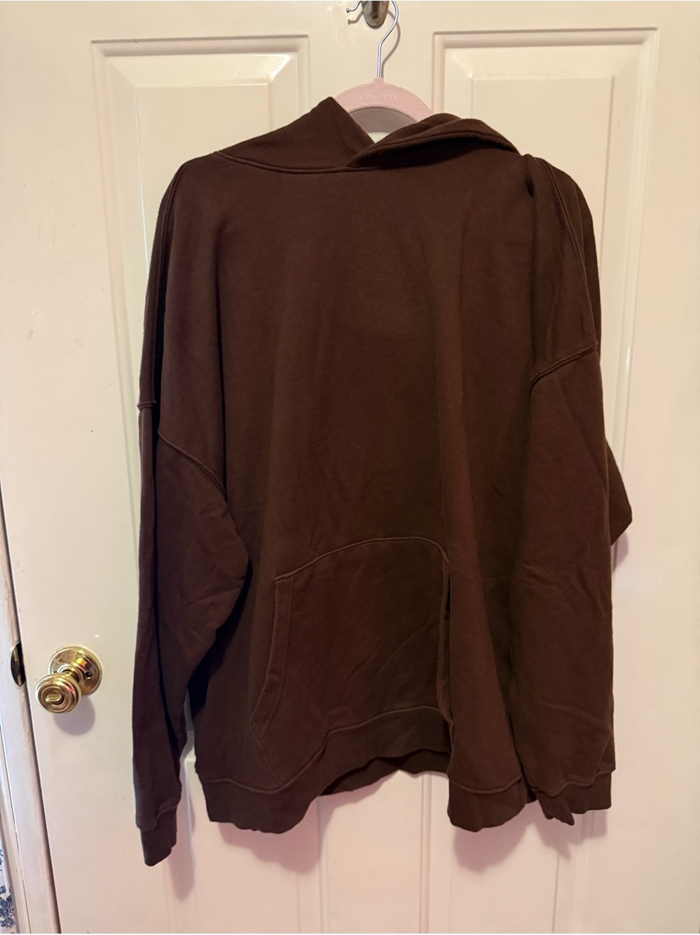 Dark Brown oversized Hoodie  men’s size xl
